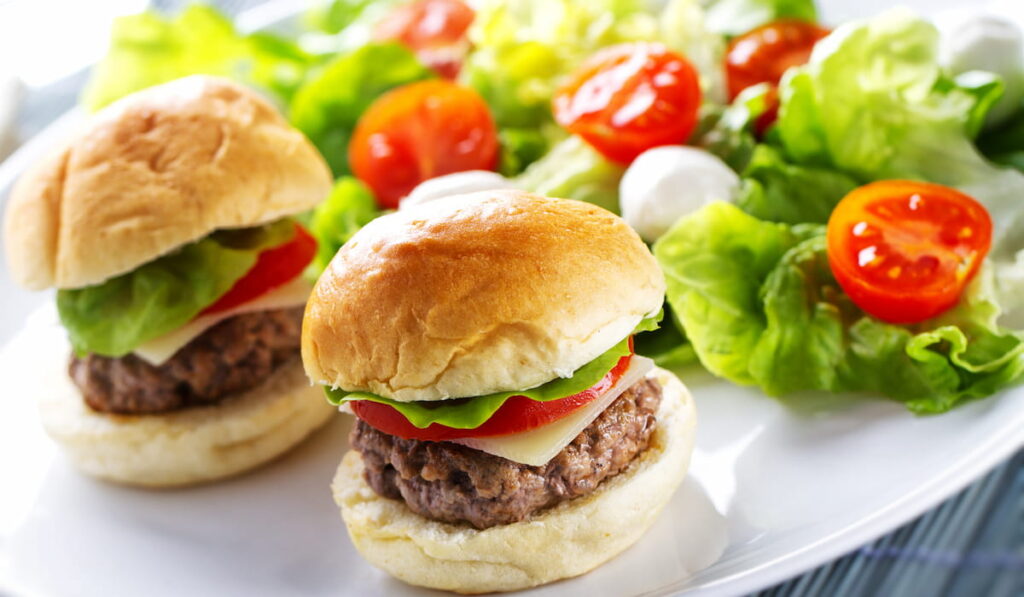 Burgers with Side Dish