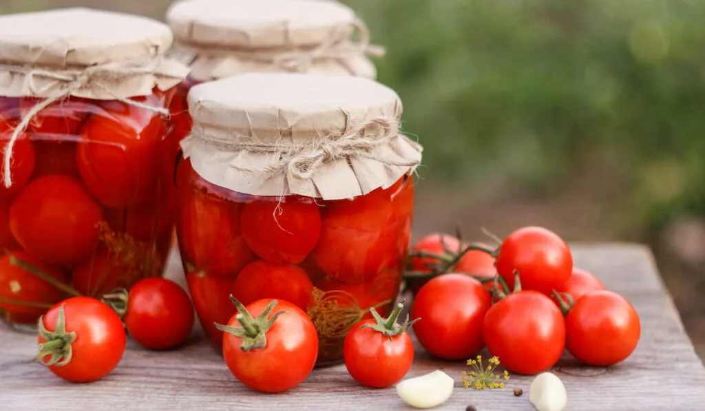 Canned and fresh tomatoes